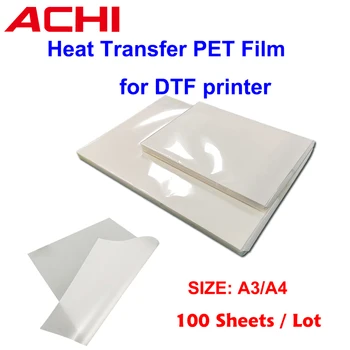 100 listov A3 PET DST Prenos Film Pre Priamy Prenos Film Tlač Pre DST Atramentová Tlač PET Film Transfer Tlač
