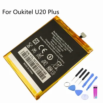 100% Originálne Oukitel U20 Plus Batérie Vysokej Kvality 3300mAh Záložnej Batérie Náhradné pre Oukitel U20 Plus U20Plus + Nástroje