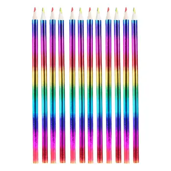 12Pcs DIY Roztomilý Rainbow Drevené Multi Farebné Ceruzky Nastaviť Rôzne Farby Pre Farbenie Knihy, Kreslenie Skíc Školy