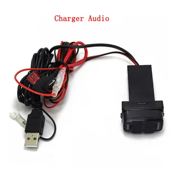 1pc Nabíjačku USB Audio Konektor Napätie VON TEMP V Zobrazenie Teploty VOL.V TEM Pre Toyota REIZ ZNÁMKY 06-09 LC76 LAND CRUISER
