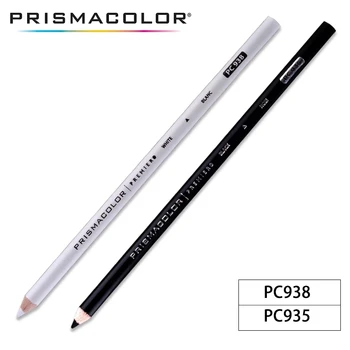 1pcs Prismacolor Farebné Ceruzky Čiernej na Bielu farbu Pleti Profesionálne Zvýrazniť Náčrt Grafitové ceruzky Umelec Kreslenie na Miešanie