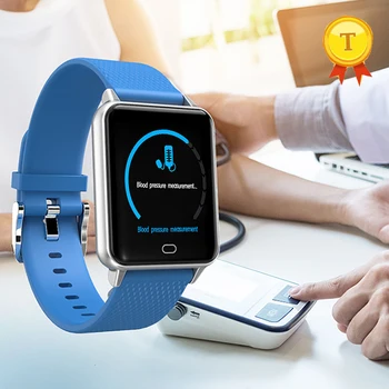 2019 Smart Hodinky Mužov Krvný tlak Vodotesný IP67 Činnosť Tracker Fitness Tracker Smartwatch Náramkové hodinky pre android IOS telefón