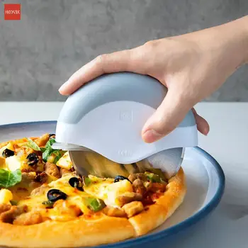 2020 Nové HUOHOU Pizza Krájač Nerezový Tortu Nôž na Pizzu Kolesá Nožnice Kuchyňa Pečenie Nástroje Pre Pizza Koláče Oblátky