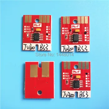4 farieb CMYK Mimaki trvalé čip, na eco solventná ploter Mimaki CJV150 CJV300 atramentových zásobníkov čip BS3 SS21 doprava zadarmo