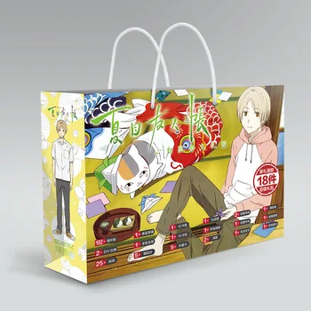 Anime Natsume Yuujinchou Zber Taška Patrí Pohľadnicu Plagát Odznak Nálepky Záložku Rukávy Školské Potreby Grafické Efekty Súbor