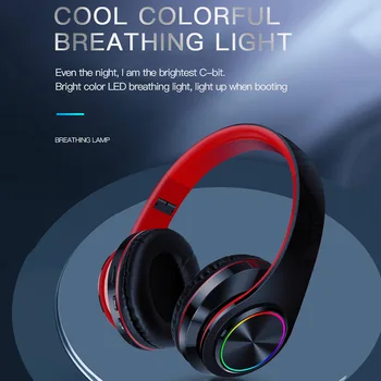 Bluetooth Headset S 3,5 Káblové Slúchadlá s Mikrofónom Kontrolu Hluku Izolácia Subwoofer Stereo Skladacia Športová Hra, E-športové Headset