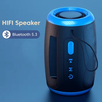 Bluetooth Reproduktor Dual Stereo Reproduktor Vonkajšie Tfusb Prehrávanie Hlasu Vysielania Prenosné Subwoofer Bezdrôtový Reproduktor