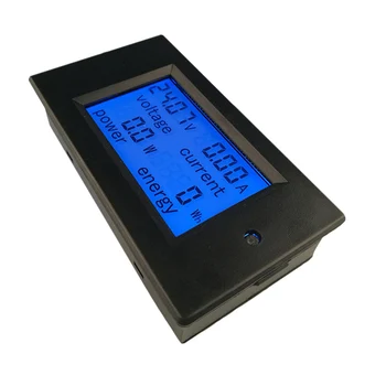 Digitálny Batérie Nástroj Testu Ammeter Voltmeter Jednosmerný Prúd, Merač Napätia Napájania Elektrickej Energie Spotreba