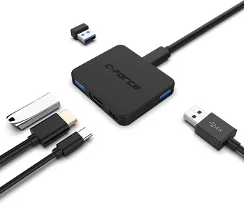 GOOVIS USB-C 3.1 HDMI Multi-Port, Vstup, Výstup pre Nintendo Prepínač MacBook Pro Google Pixel TypeC Adaptér pre Nabíjanie Pripojenie Hub
