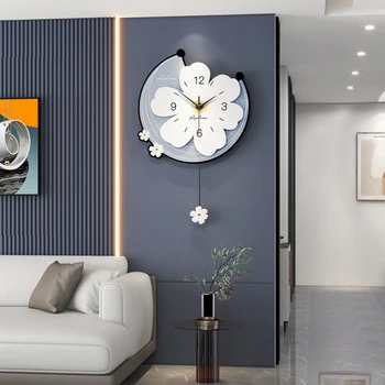 Kreatívne hodiny, nástenné hodiny, obývacia izba 2023 nový čistý celebrity hodiny na stenu, jednoduchá moderné dekorácie, domáce módne reštaurácia