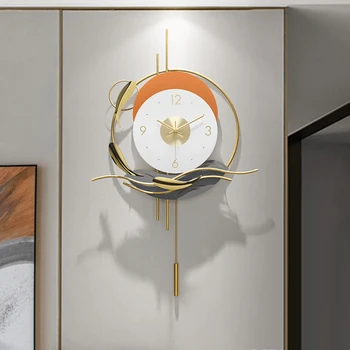 Luxusné online celebrity hodiny obývacia izba domov moderný minimalistický atmosféru jedálenský stôl nástenné hodiny tvorivé punch-zadarmo