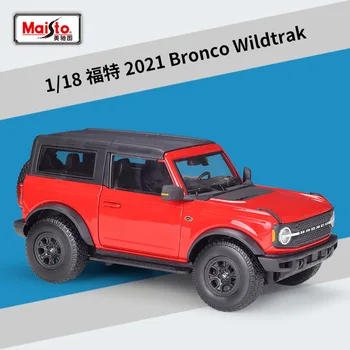 Maisto 1:18 Ford 2021 Bronco Wildtrak Bronco Badlands Off-road Vozidla Simulácia Zliatiny Model Z Hotových Dielov