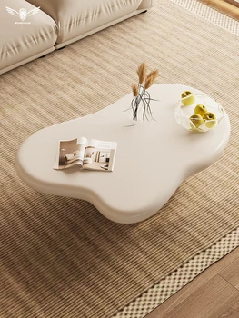 Minimalistický tvorivé svetlo wabi sabi vietor malé čajové stole krém cloud čaj stôl moderný jednoduchý obývacia izba taliansky štýl