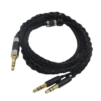 Monokryštalické Medené, Strieborné Pozlátené Vyvážený, Slúchadlá Audio Kábel pre DENON AH-D7100 7200 D600 D9200 5200 Slúchadlá 5.11