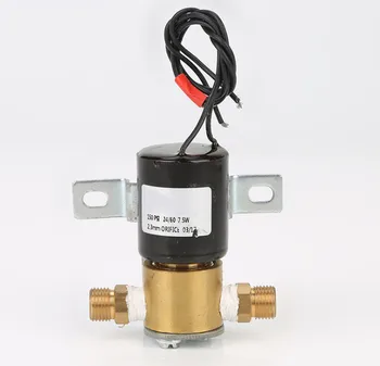 Mosadz elektrické elektromagnetický ventil 2-port elektromagnetický ventil automatický prívod vody ventil mini elektromagnetický ventil DC24V