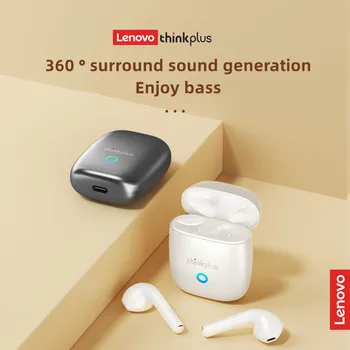 OriginLenovo LP50 TWS Bluetooth Slúchadlo 9D Stereo Vodotesný Silikónový Bezdrôtové Slúchadlá pre iPhone 13 Xiao Slúchadlá s Mikrofónom
