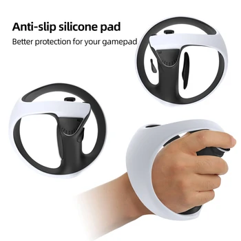 Pre PS5 VR2 Hra Rukoväť Anti-slip Silicone Pad Tlačidlo Ochranu Podložky pre PS VR2 VR 2 Rukoväť Anti-Hodiť Kryt Ochranný Rukáv