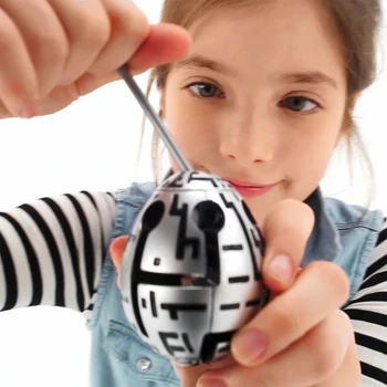 Puzzle Bludisko Vajcia 3D Bludisko Loptu Myslenie Dekompresný Nuda Inteligencie Odomknúť Hračky pre Deti