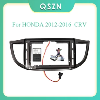 QSZN Auto, DVD, Stereo Rádio Fascia Prístrojovej dosky 2 Din Rám Orezania Kit vhodný Na HONDA 2012-2016 CRV 10 INCH