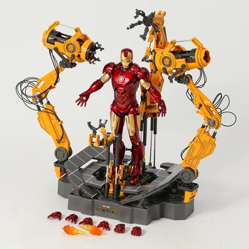 Skutočné Iron Man MARK IV MK4 s OBLEK-UP Žeriav Obrázok Modelu Hračka Brinquedos Zberateľskú Bábika