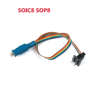 SOIC8 SOP8 Test Klip Sonda Linka Pre EEPROM 93CXX/25CXX/24CXX isp programovanie na USB Programátor TL866 RT809F RT809H CH341A