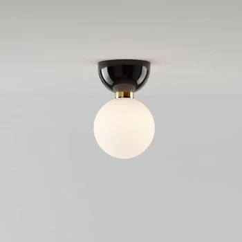Taliansky Nordic Tvorivé Sklenenú Guľu Uličkou Stropné Svietidlo Art Vstup Šatňa Dizajnér Stropné Lampy