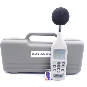 TES-52AA Digitálne Zvukomer (0.1 dB Rozlíšenie Rozmedzí od 26 až 130dB)Mainmum/Minimálnej/Maximálnej Úrovne Zvuku S Časom