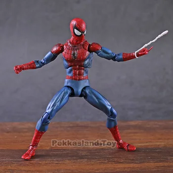 The Amazing Spider Man Spiderman MAFEX Č. 075 Komické Ver. PVC Akcie Obrázok Zberateľskú Model Hračka