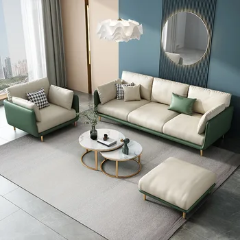 Umývateľný technológie textílie malé jednotky textílie gauč, minimalistický a luxusné, tri osoba, štyri osoby, Nordic byt obývacia ro