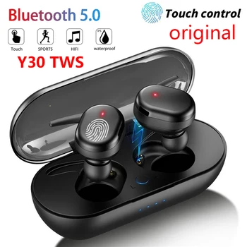 Y30 TWS Bluetooth slúchadlá Slúchadlá Bezdrôtové slúchadlá Touch Ovládania Športové Slúchadlá Mikrofón Music Headset PK Y50 A6S E6 i7