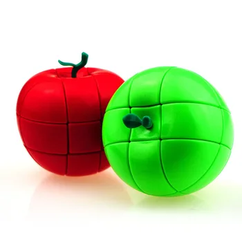 YJ Apple Tvar Kocky, Puzzle cubo Magico Vzdelávacie Puzzle X'mas darček
