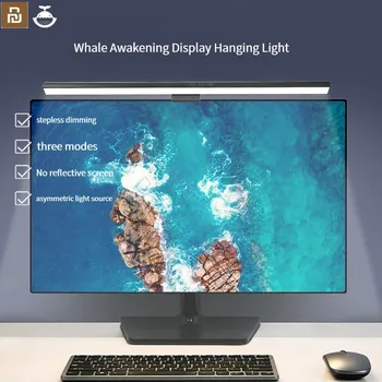 Youpin Whalewake smart Led Obrazovky Monitora Svetlá Bar Plynulou Stmievateľné Desk USB Lampy Počítač Závesné Svetlo Screenbar Podsvietenie