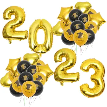 Balóny, Party Modrý Kvet Garland Grad Strana Navrhne Modrá Garland 2023 Štúdia Balóny Banner 2023 Balloos