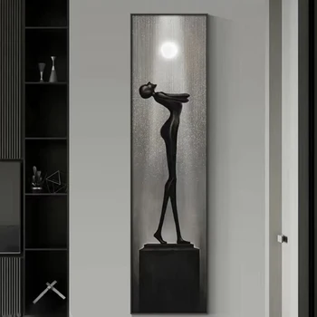LED Moderné umenie abstraktné maľby nástenné závesné lampy, obývacia izba, kuchyňa, veranda, chodba reštaurácia dekorácie interiéru