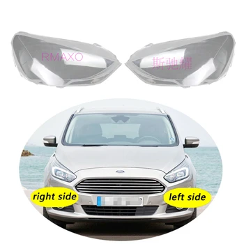 Použitie Pre Ford S-max 2008-2012 SMAX Transparentný Kryt Svetlometu Tienidlo Lampy Predného Svetlometu Shell Tienidlo Objektívu shell