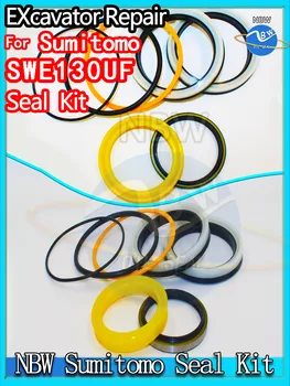 Pre Sumitomo SWE130UF Bager Olej Tesnenie Kit Kvalitné Repair Tool Set Pack Ťažké Master Hĺbenie Údržba