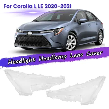 Pre Toyota Corolla L LE 2020-2021 Ľavej Strane Svetlometu Objektív Kryt Svetlometu Odtieň Shell Svetlo Kryt Objektívu