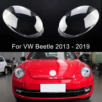 Pre Volkswagen VW Chrobák 2013 2014 2015 2016 2017 2018 2019 Svetlomet Objektív Kryt Svetlometu Sklo Lampa Shell Transparentné Tienidlo