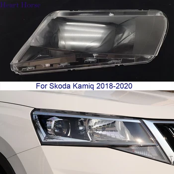 Svetlometov Kryt V Tieni Škoda Kamiq 2018 2019 2020 Svetlomet Shell Transparentné Objektív Plexisklo Nahradiť Originálne Tienidlo